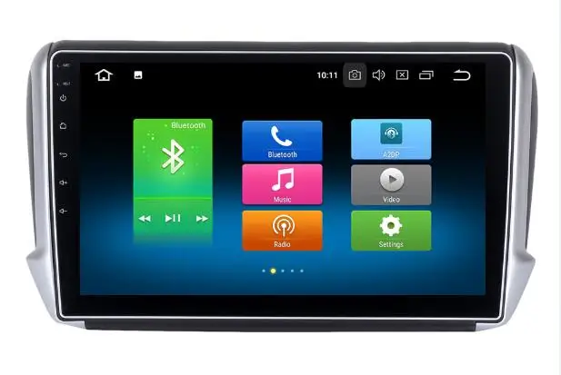 10," ips Android 9,0 Автомобильный мультимедийный плеер для peugeot 208 peugeot 2008 Автомагнитола с 8 ядрами 4 Гб ОЗУ gps навигация TDA 7850 - Цвет: Radio 2017