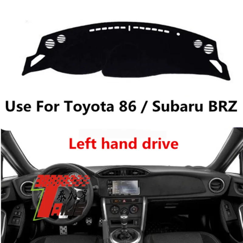 

Taijs крышка приборной панели автомобиля, коврик приборной панели для Toyota 86 / Subaru BRZ, лидер продаж, левый руль, высокий полиэстер, материал, анти-УФ-прокладка