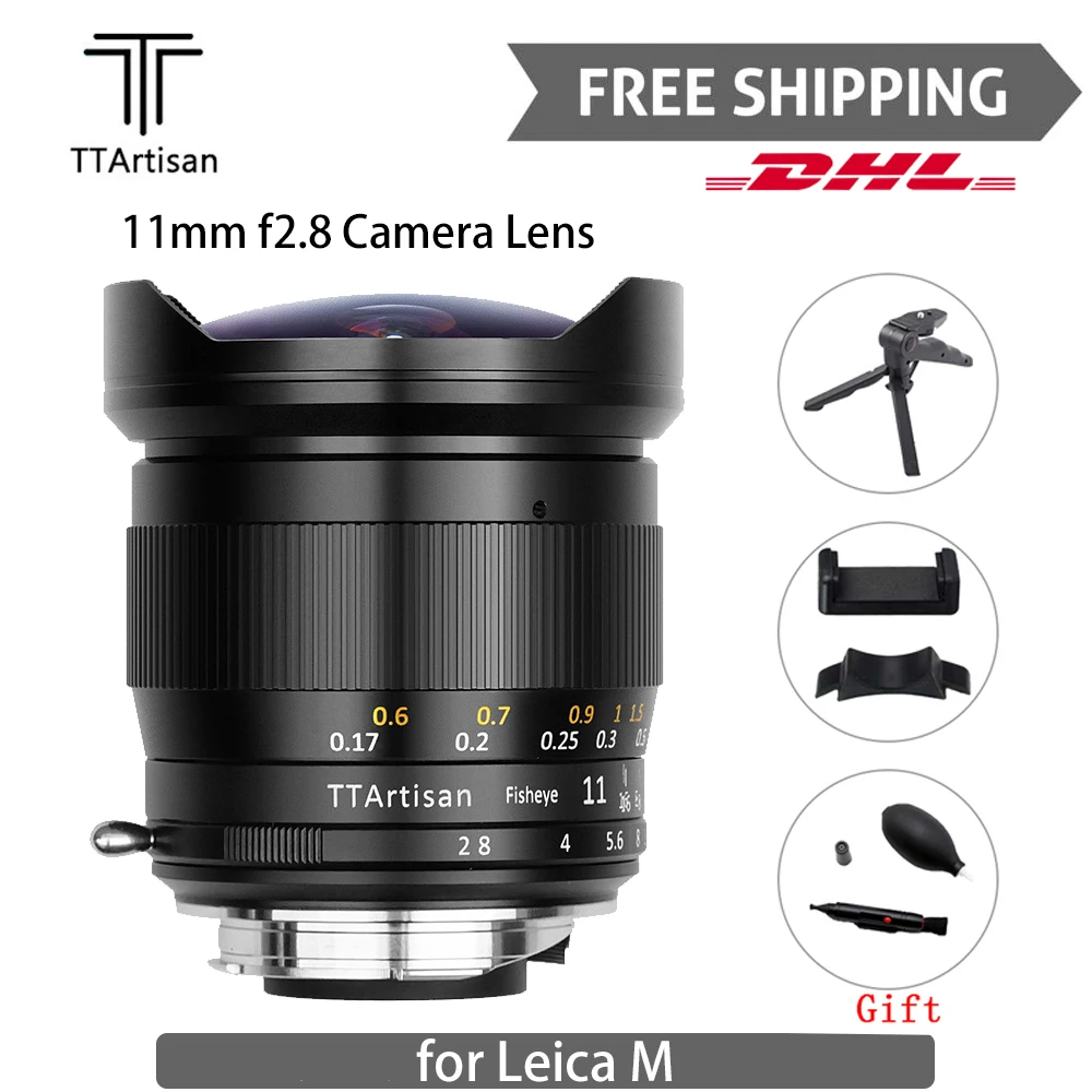 TTartisan 11 мм f2.8 Рыбий глаз объектив MF полная Рамка для Leica M M2 M3 M4 M5 M6 M7 M8 M9 M9P M10 M262 M240 M240P