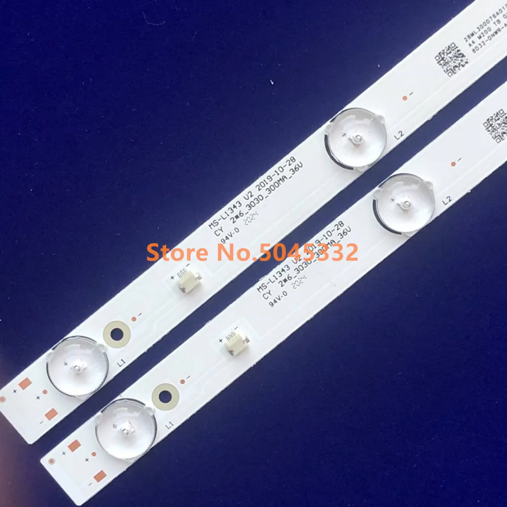 6 светодиодный (6V) 58 см Подсветка полосы для 32LTV2002 JL.D32061330-081AS-M FZD-03 E348124 MS-L1343 L2202 L1074 V2