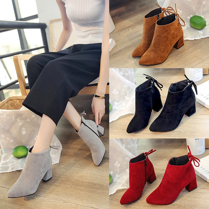 

2019 Boots Woman Winter Short Boots Woman Boots Single Boots