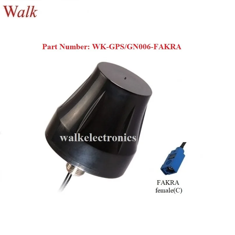 

waterproof outdoor use screw mount gps glonass active antenna high gain IP67 gps glonass car antenna FAKRA female connector