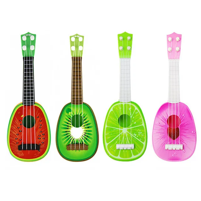 1Pcs Simulation Fruit Shape Kids Guitar Play Toys Nice Gift for Children Early Musical Educational Baby Musical Toy 1