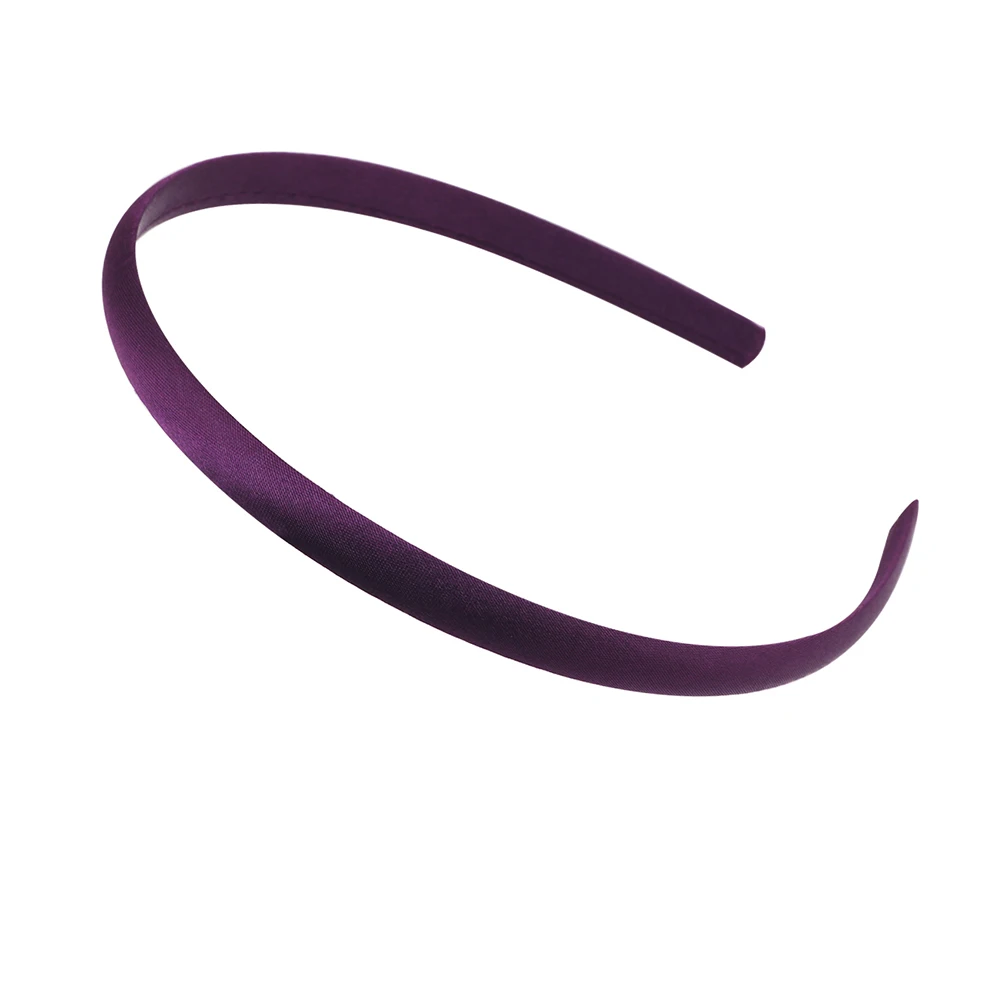 Dark purple Meimile, эластичные повязки на голову для маленьких девочек, Женские однотонные аксессуары для волос, резинки для волос с конским хвостом, резинки, карамельный стиль - Цвет: Dark purple
