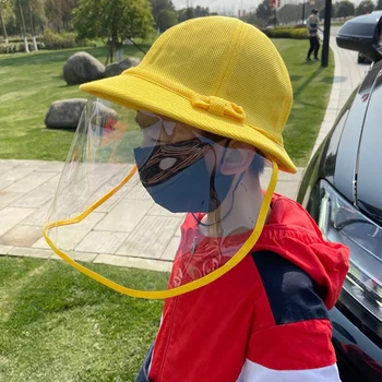 

Kids Cotton Hat Anti-Spitting Protective Hat Waterproof Dustproof Sun hat Fisherman Cap Suitable for 2-3 Years Old