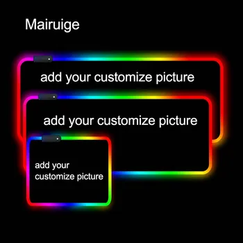 

Mairuge DIY RGB LED Large Mouse Pad USB Wired Lighting Gaming Mousepad Keyboard Colorful Luminous PC Mat XXL for CSGO DOTA LOL
