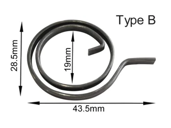 

5-10pcs Manufacture flat wire door lock handle spring coil for door