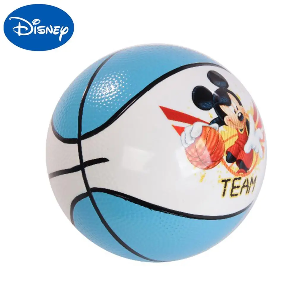 Дисней игрушка мяч 15 см мягкое касание ПВХ детские спортивные надувные игрушки на тему баскетбола дети девочка и мальчик день рождения подарки на Рождество - Цвет: Mickey