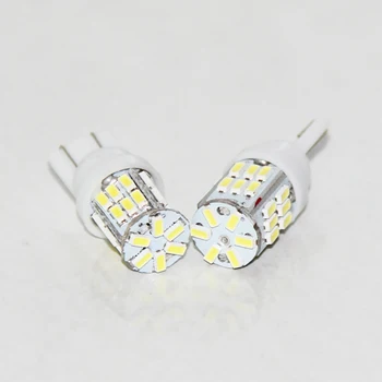 

100Pcs/Lot W5W T10 194 168 Wedge 3014 30smd White LED Side Reading License Plate Light Lamp DC 12V Dropshipping Wholesale
