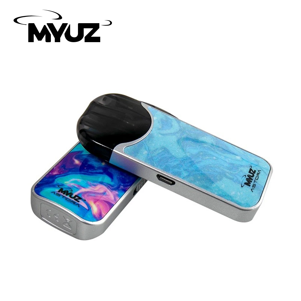 Оригинальный набор Myuz Astora Pod 10 Вт 500 мАч встроенный аккумулятор 2 мл картриджи pod