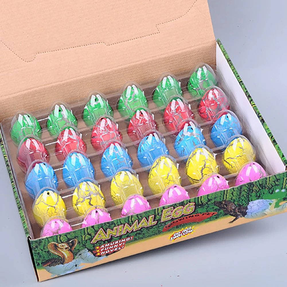 Juguete inflable para niños, huevo de dinosaurio mágico que crece el agua,  grieta colorida|Chistes y bromas| - AliExpress