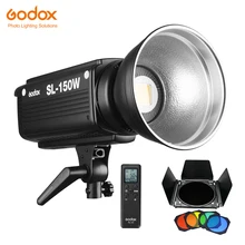 GODOX SL 150W SL150W 150WS 5600K สีขาวรุ่น LCD LED Video Light ต่อเนื่อง Bowens Mount Studio LIGHT