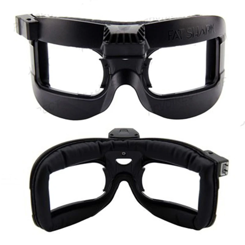 Original Fatshark black Faceplate Mask V2 With Fan Equipped for Dominator V3 HD HD2 HD3 FPV Goggles Spare Part Accs | Игрушки и хобби