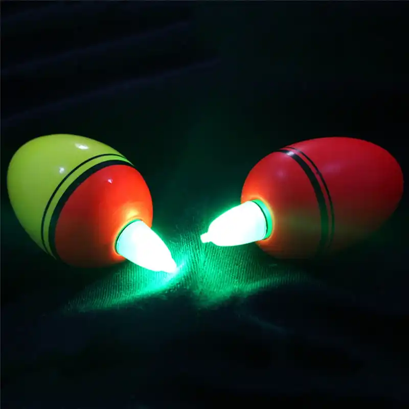 LED Light Luminous Smart Night Fishing Float Bite Alarm Squid Stick Random Color