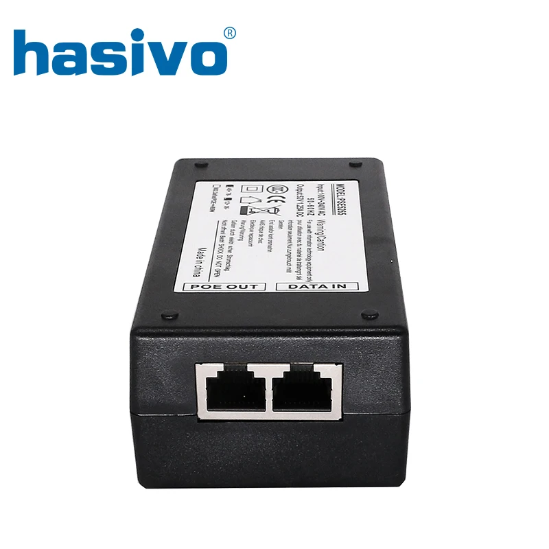 Один PoE 60 ВАТТ адаптер гигабитный инжектор Ethernet мощность для IP камеры телефона