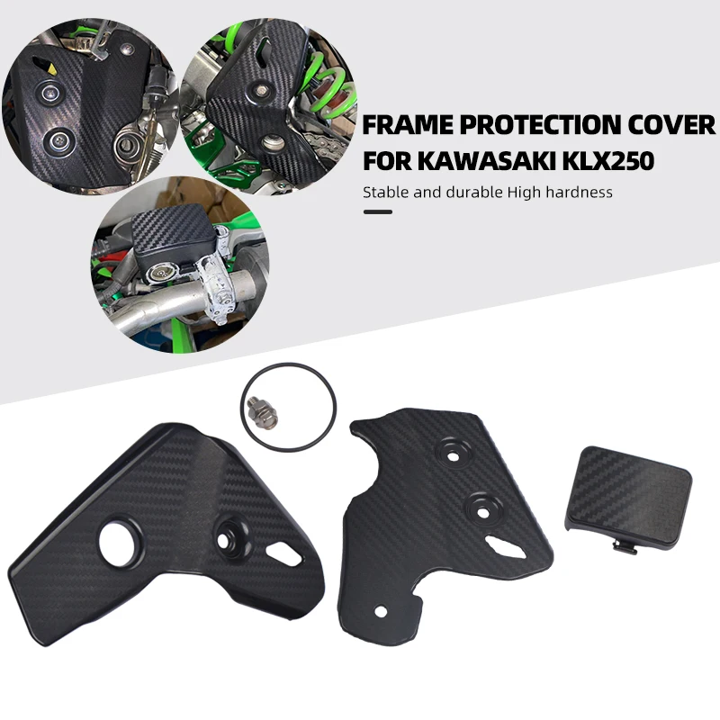 For Kawasaki KLX250 KLX 250 D-Tracker X Motorcycle Frame Guard Bumper Protective Cover Set Decorative Fairing Accessories