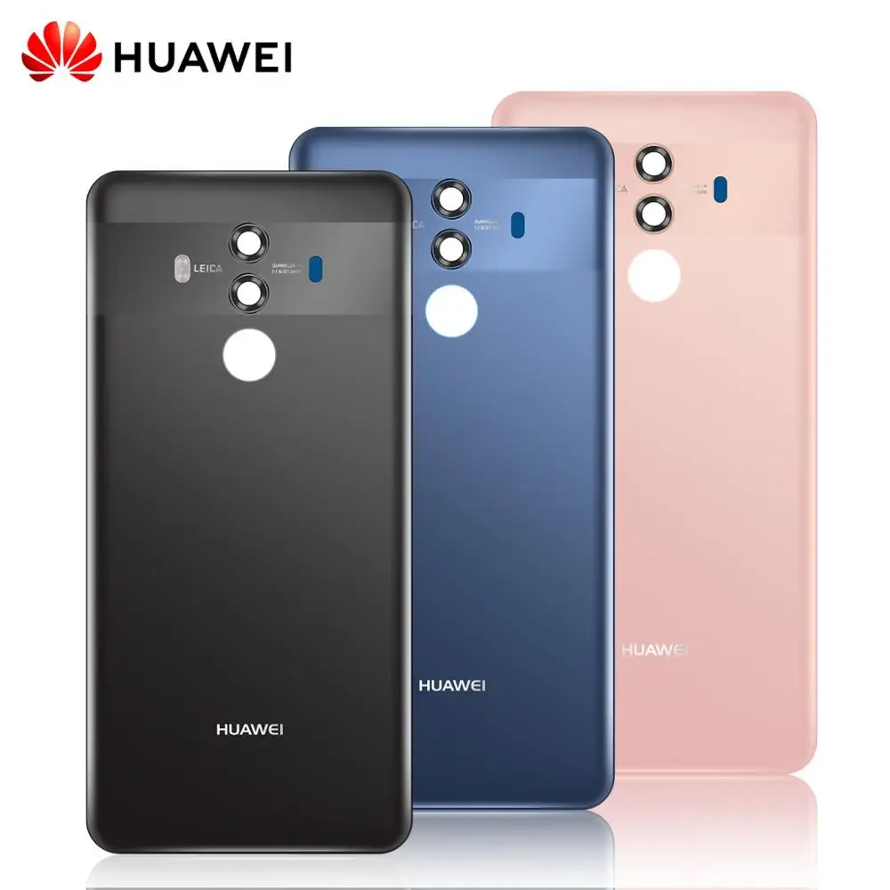 Оригинальный задний корпус для Huawei Mate 10 Pro крышка батареи с объективом камеры