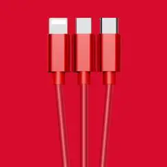 Мульти Быстрый 3 в 1 USB кабель для зарядки Micro type C 8 Pin для iPhone Android мобильный телефон Универсальный Удлинительный шнур зарядного устройства - Цвет: Red 3in1 SS