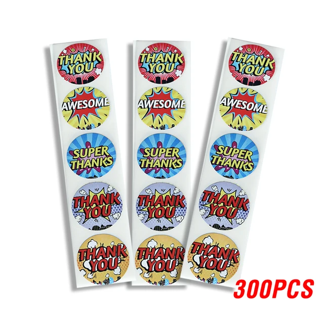 Personalised Hero Marvel Avengers Thank You Stickers Party Sweet Cones  Birthday