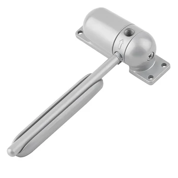 

Adjustable tension Surface Mounted Automatic Door White/Grey Closer Spring Loaded for Auto Closing