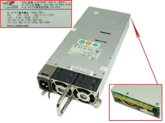 

EMACS SIM-5460P серверный блок питания 460 Вт PSU для Sever компьютера