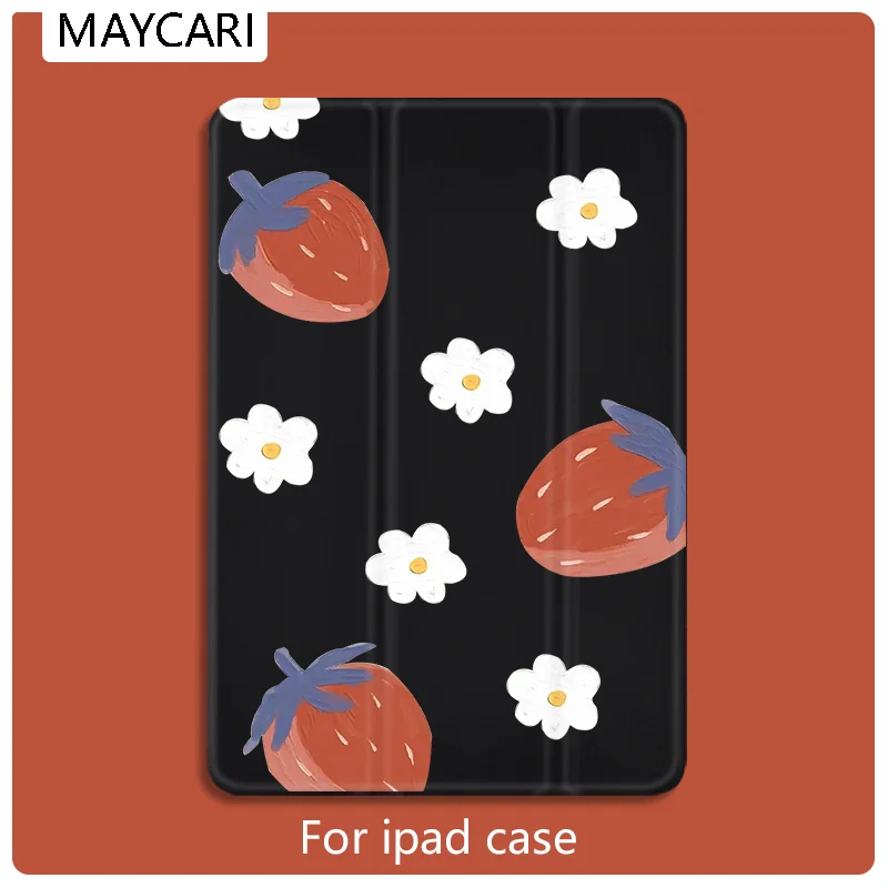 

Ipad 2 3 4 White Leather PU Hard Back Case Famous Painting Spoof Cover Protective For 2020 iPad Pro 11 12.9 10.5 7.9 inch Mini 1