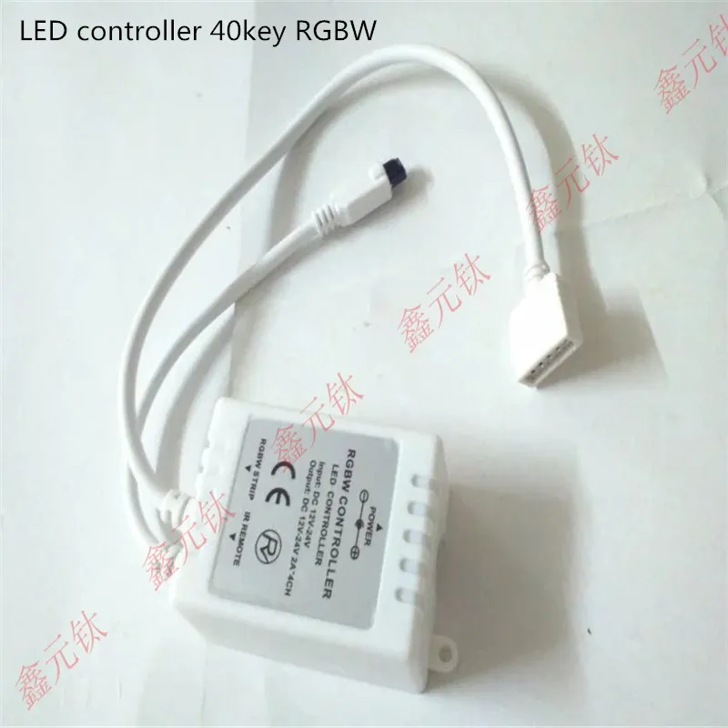 RGBW контроллер 12 V-24 v 8a светодиодный RGB светильник и цветной модулятор 5pin 40key IR контроллер