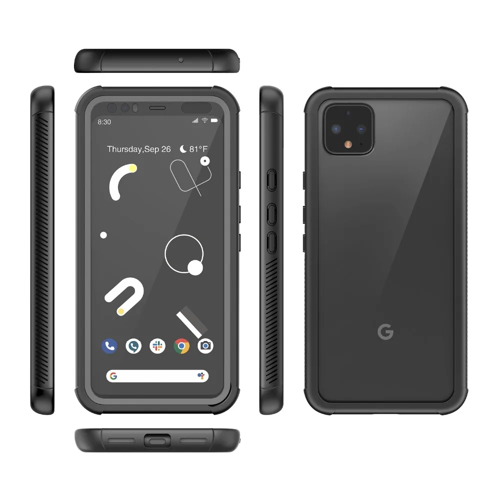 Для Google Pixel 4 XL чехол с защитой от воды и грязи и снега с сенсорным ID для Pixel 4 XL 6,3 дюймов Чехол