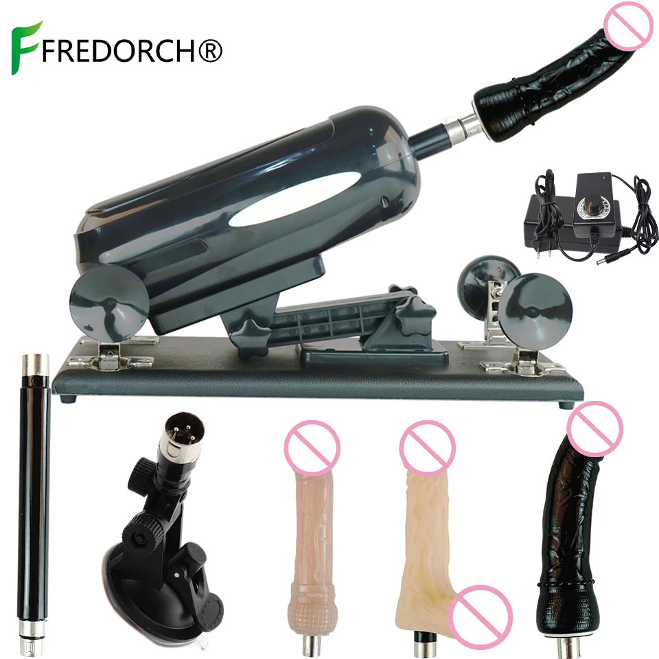 FREDORCH Sex Machine for Women Automatic Female Masturbation Pumping Gun 3XLR Love Machines With Big Dildo Adult Sex Toy 3