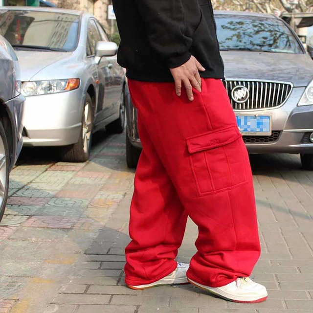 Wide Leg Hip Hop Pants Men Casual Cotton Harem Cargo Pants Loose Baggy  Trousers Streetwear Plus Size Joggers Men Clothing