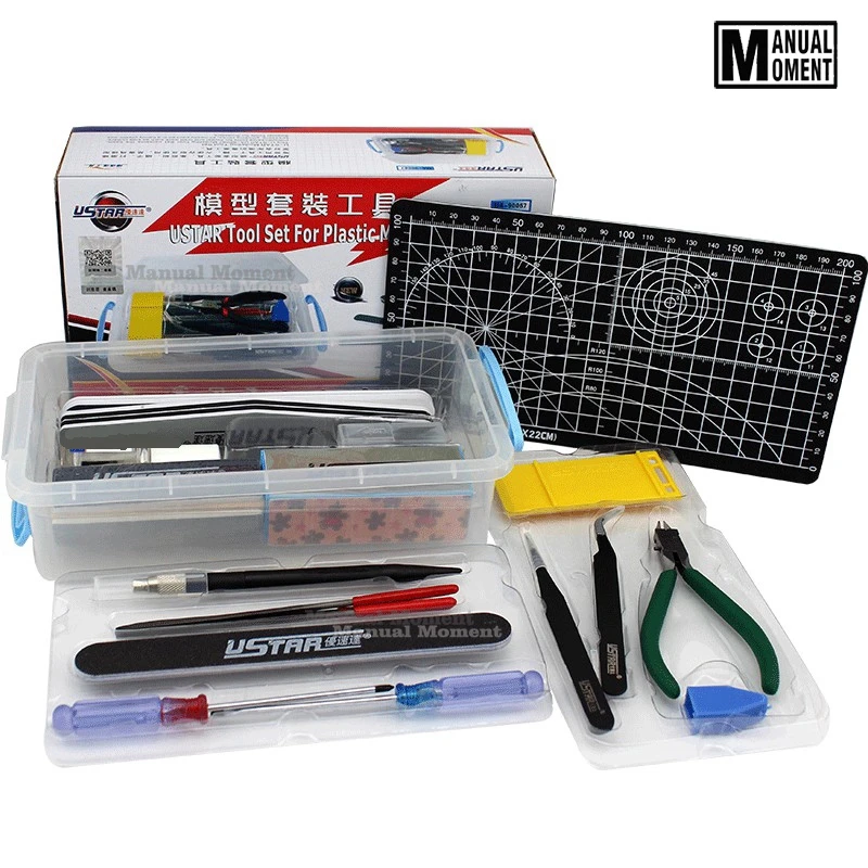 plastic model building tools