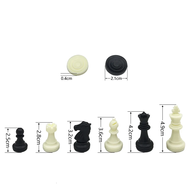 New Chess and Checkers Folding Magnetic Dual-use Chess Game Set Board Game 25*25*2cm Entertainment Child Education Gift