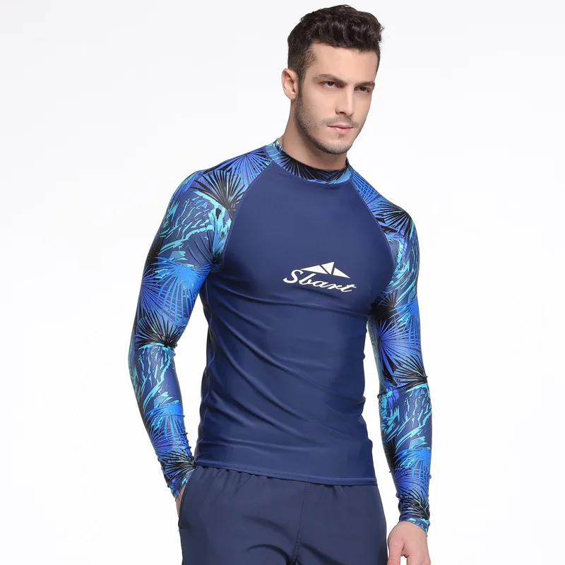 2019 Профессиональный Rashguard плюс 3XL мужской дайвинг с длинным рукавом UV400 купальный