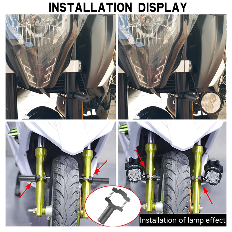 Удлинитель для мотоцикла 29 мм черный|Кронштейн фары| |