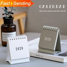 JIANWU simplicité agenda 2020 planificateur Table calendrier hebdomadaire planificateur mensuel à faire liste calendrier de bureau fournitures de bureau(China)