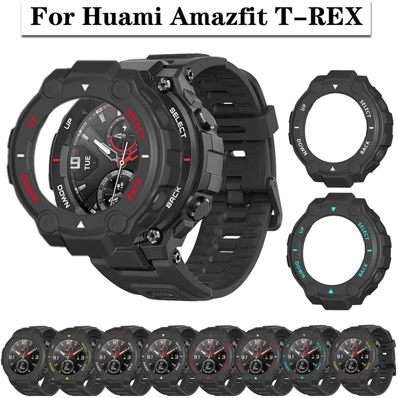 Защитный чехол из поликарбоната для Xiaomi Amazfit T-Rex Pro Смарт-часы защитная оболочка - Цена: 1,26 руб.