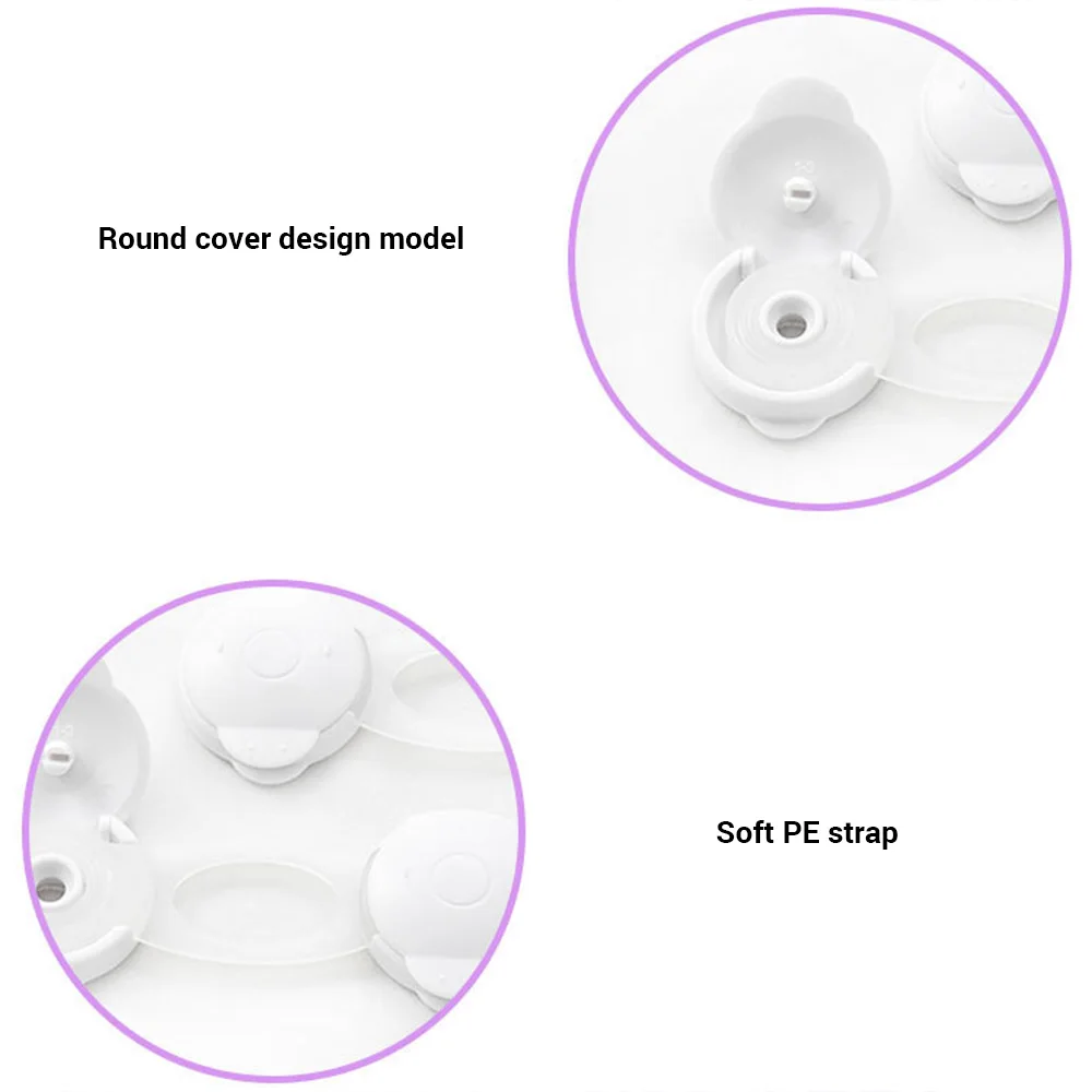2 PCS Baby Unlocking Anti-clip Manual Safety Lock Refrigerator Drawer Anti-opening Protection Lock Baby Kids Safety Care