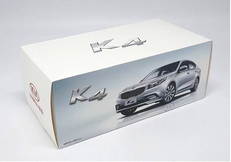 Оригинальная коробка, 1:18, высокая точность,, KIA K4, сплав, модель автомобиля, статическая металлическая модель автомобилей для коллекционирования, подарок