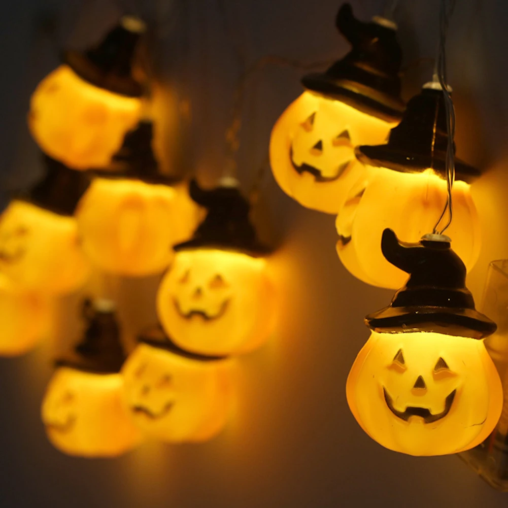 

20 LED Pumpkin String Lights Halloween Pumpkin Lights Lanterns for All Saints' Day Halloween Party Decoration