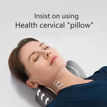 

Multifunctional cervical pillow for sleeping Electric sleep aid spine pillow hard high and low neck pillow single person