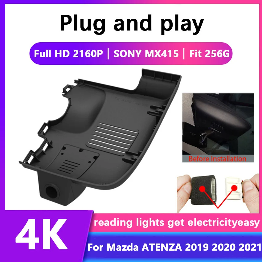 4K просты в установке Видеорегистраторы для автомобилей Видео Регистраторы Dash Cam