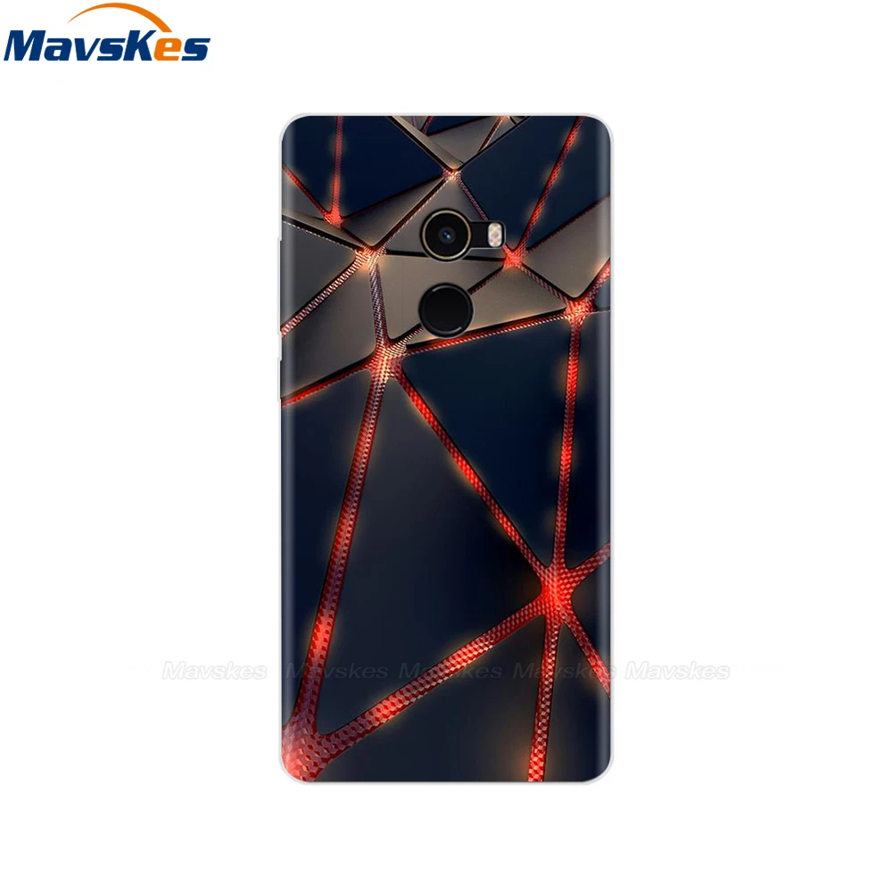 xiaomi leather case cosmos blue Silicone Cover For Xiaomi Mi Mix 2 Case Mi Mix 2S Back Cover For Xiaomi Mi Mix 2 5.99" Phone Cases Shell Coque Etui Bumper Capa xiaomi leather case hard Cases For Xiaomi