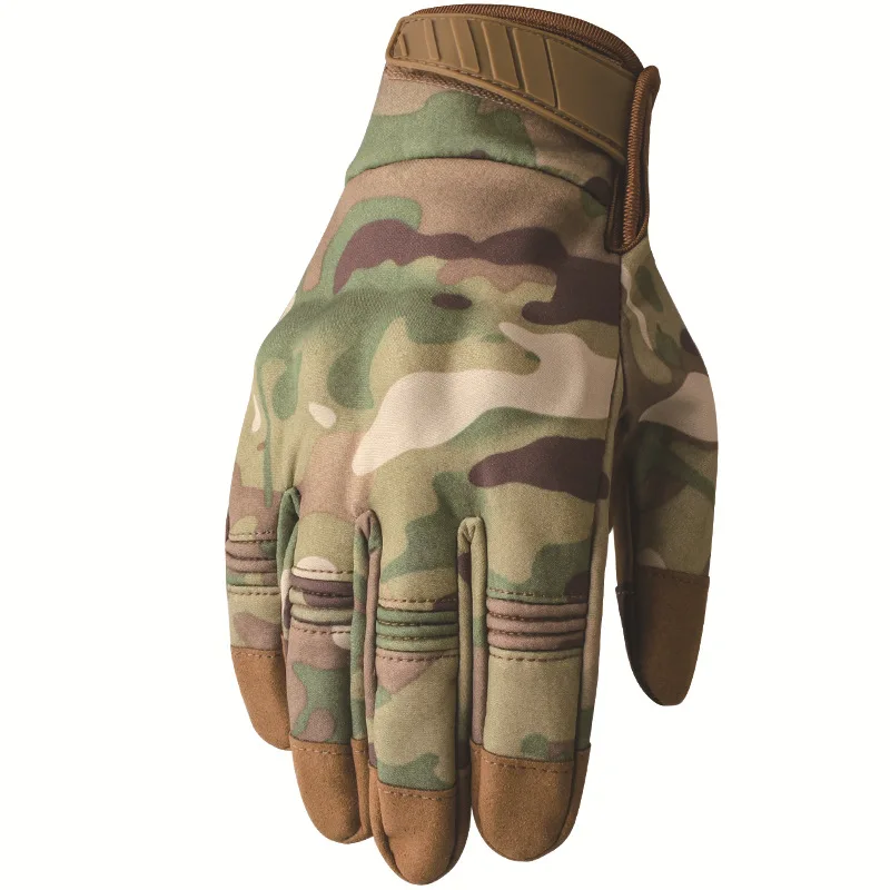 Touch Screen Waterproof Military Combat Gloves Men's Army Tactical Gloves Camouflage Full Finger Gloves Paintball Gloves