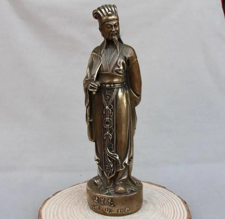 brass copper New product Decoration Crafts Mr. Wolong Zhuge Liang | Дом и сад