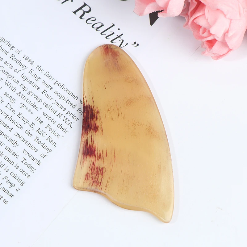 Resin Guasha Bord Scraping Massage Scraper Face Massager Acupuncture Gua Sha Board Acupoint Face Eye Care SPA Massage Tool