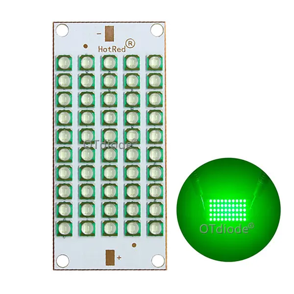 50W100W200W УФ Теплый Холодный белый темно-красного, зеленого и синего цвета cob-лампы светодиодный чип-диод фиолетовый УФ-клей сушка 3dprinter Комплектующие для самостоятельной сборки CREE Светодиодная лампа - Испускаемый цвет: Green