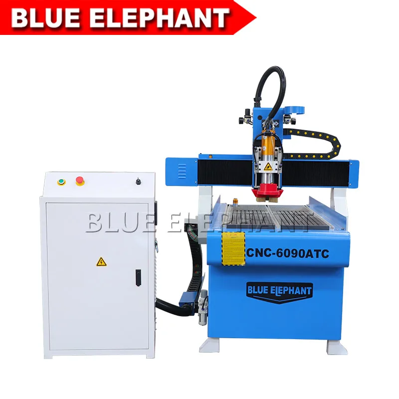 

Blue Elephant cnc router 6090 3 axis easy use mini cnc router for advertising