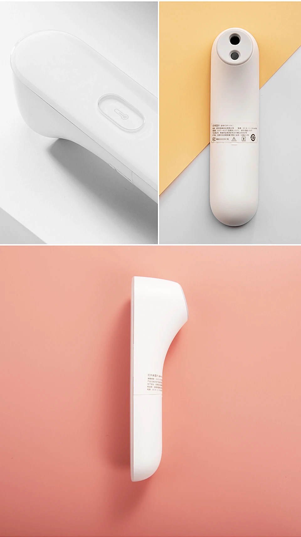 Xiaomi Mijia iHealth Thermometer LED Non Contact Digital Infrared Forehead Body Thermometer for Baby Kids Adults Elders