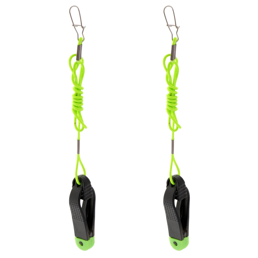 2x Downrigger Release Clip& Leader Trolling Snap Stacker Adjustable Tension