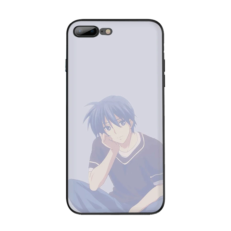 Чехол для мобильного телефона iPhone 5 5S SE 6 6s 7 8 Plus iPhone 11 Pro X XR XS Max XR защитный чехол clannad - Цвет: B8